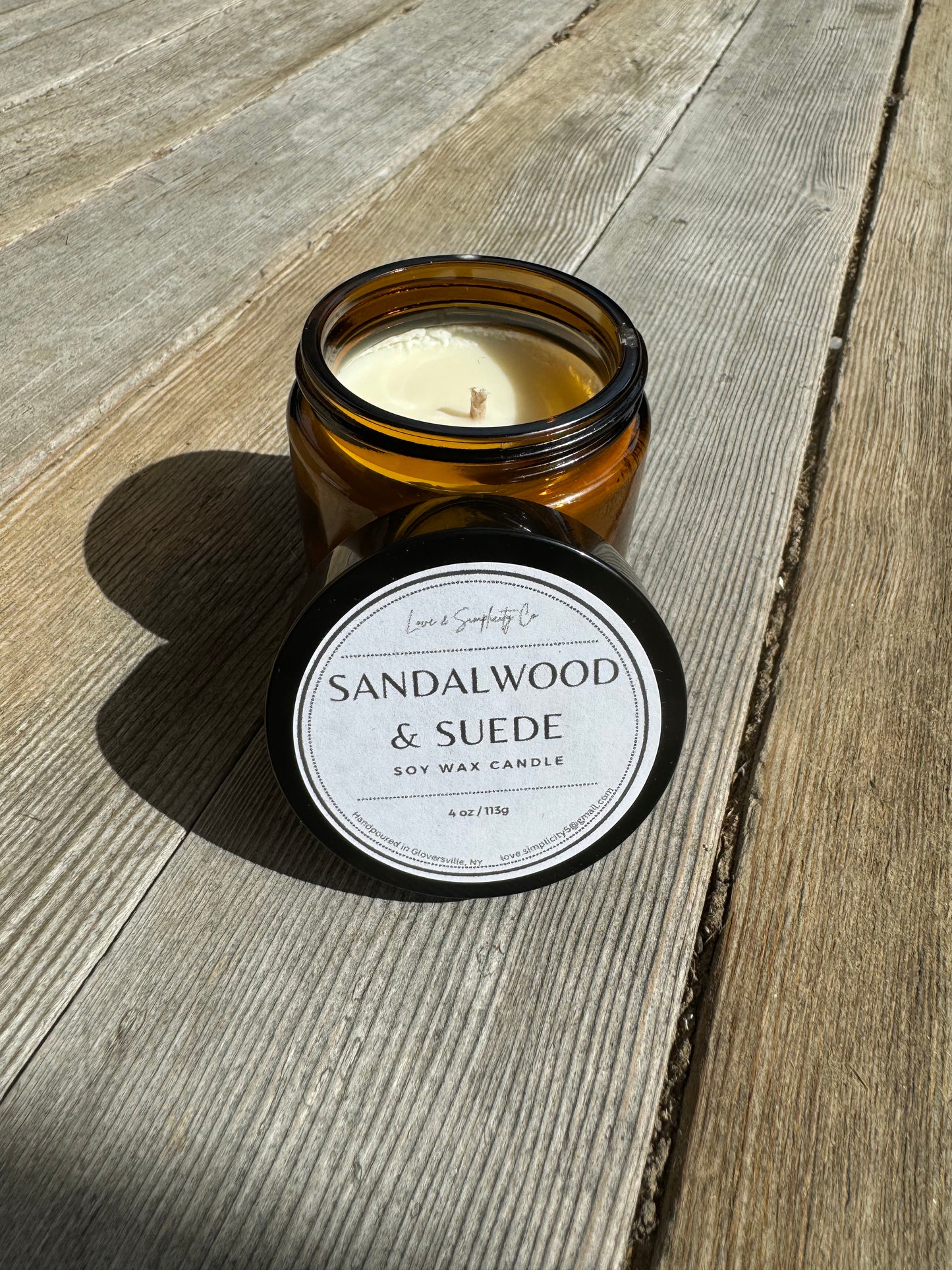 Sandalwood & Suede - 4 oz